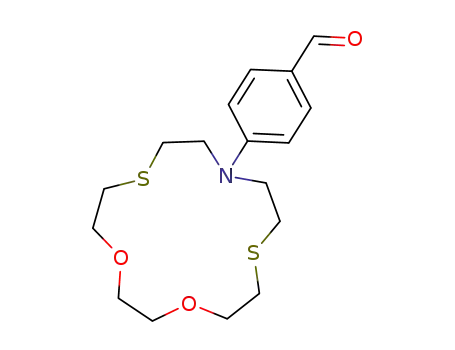 Benzaldehyde, 4-(1,4-dioxa-7,13-dithia-10-azacyclopentadec-10-yl)-