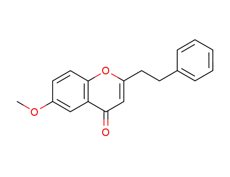 4H-1-Benzopyran-4-one, 6-methoxy-2-(2-phenylethyl)-