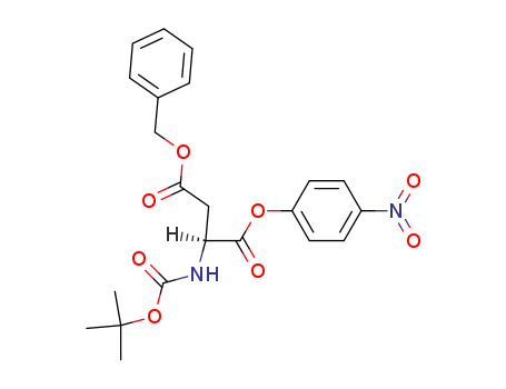 L-Asparticacid, N-[(1,1-dimethylethoxy)carbonyl]-, 1-(4-nitrophenyl) 4-(phenylmethyl) ester