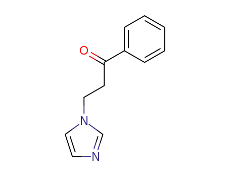 Molecular Structure of 28918-16-3 (3-(1H-Imidazol-1-yl)-1-phenyl-1-propanone)
