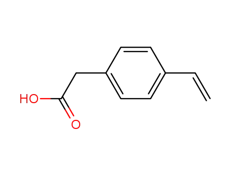 Molecular Structure of 46122-65-0 (4-Vinylbenzeneacetic acid)