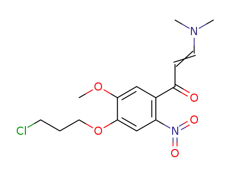 1-(4-(3-chloropropoxy)-5-methoxy-2-nitrophenyl)-3-(dimethylamino)propyl-2-en-1-one