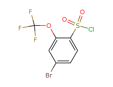 4-BROMO-2-(TRIFLUOROMETHOXY)BENZENE-1-SULFONYL CHLORIDE