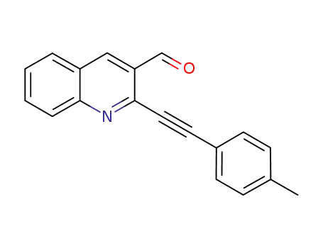 2-(2-(p-tolyl)ethynyl)quinoline-3-carbaldehyde