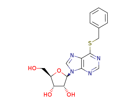 2-(hydroxymethyl)-5-[6-(phenylmethylsulfanyl)purin-9-yl]oxolane-3,4-diol