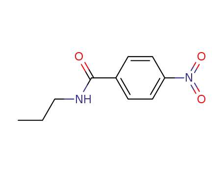 Molecular Structure of 2585-24-2 (4-NITRO-N-PROPYLBENZAMIDE)