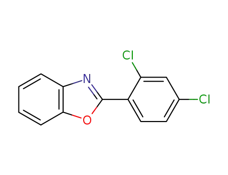 Molecular Structure of 3164-11-2 (Benzoxazole, 2-(2,4-dichlorophenyl)-)