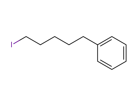 Molecular Structure of 99858-37-4 (Benzene, (5-iodopentyl)-)