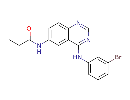 4-[(3-BROMOPHENYL)AMINO]-6-PROPIONYLAMIDOQUINAZOLINE