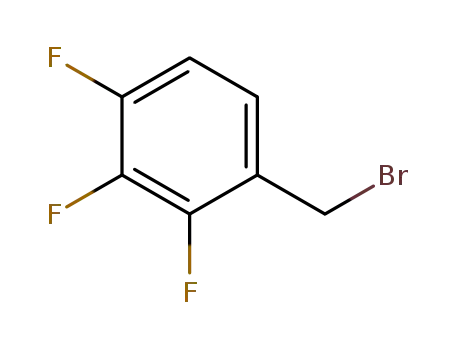 Molecular Structure of 157911-55-2 (2,3,4-Trifluorobenzyl bromide)