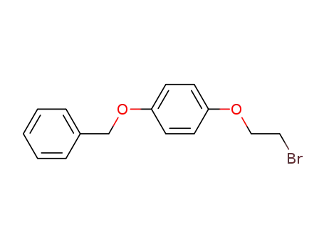 Molecular Structure of 3351-59-5 (1-(BENZYLOXY)-4-(2-BROMOETHOXY)BENZENE)