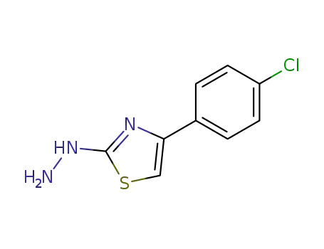 Molecular Structure of 61323-64-6 (4-(4-CHLOROPHENYL)-2(3H)-THIAZOLONE HYDRAZONE)