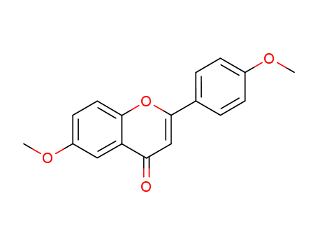 4H-1-Benzopyran-4-one, 6-methoxy-2-(4-methoxyphenyl)-