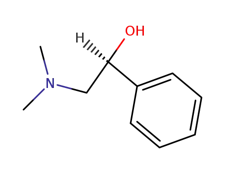 Molecular Structure of 2202-68-8 ((S)-2-dimethylamino-1-phenylethanol)