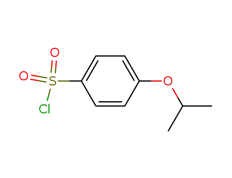 Molecular Structure of 98995-40-5 (4-Isopropoxybenzenesulfonyl chloride)