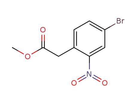 Molecular Structure of 100487-82-9 (Methyl 2-(4-bromo-2-nitrophenyl)acetate)
