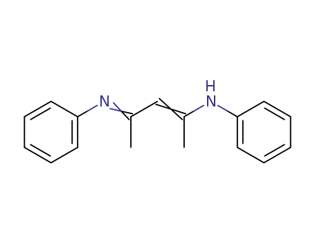 Molecular Structure of 19164-92-2 (4-(Phenylamino)-2-(phenylimino)-3-pentene, min. 98% NacNac)