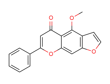 4-Methoxy-7-phenyl-5H-furo[3,2-g][1]benzopyran-5-one