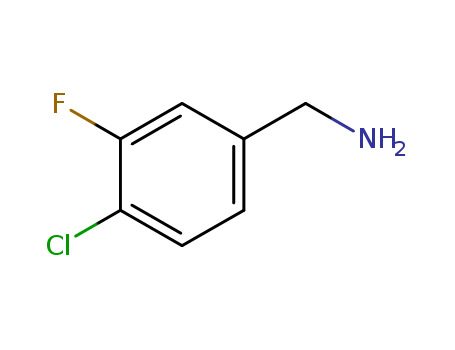 (4-chloro-3-fluorophenyl)methanamine cas no. 72235-58-6 98%