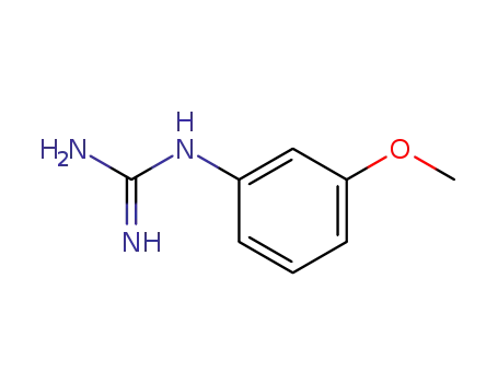 Molecular Structure of 57004-60-1 (N-(3-METHOXY-PHENYL)-GUANIDINE)