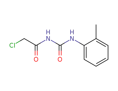 Molecular Structure of 13558-76-4 (1-(2-chloroacetyl)-3-o-tolylurea)