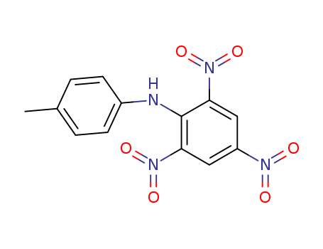 Benzenamine,N-(4-methylphenyl)-2,4,6-trinitro- cas  16552-37-7