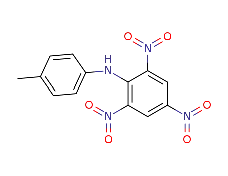 Molecular Structure of 16552-37-7 (N-(4-Methylphenyl)-2,4,6-trinitroaniline)