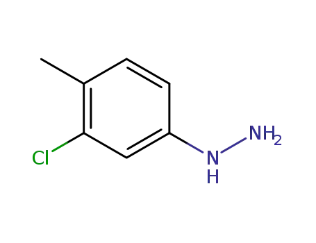Molecular Structure of 51304-65-5 ((3-CHLORO-4-METHYLPHENYL)HYDRAZINE HYDROCHLORIDE)