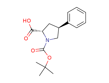 (2S,4S)-1-(tert-Butoxycarbonyl)-4-phenylpyrrolidine-2-carboxylic acid