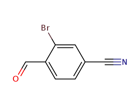 Molecular Structure of 89891-69-0 (2-Bromo-4-cyanobenzaldehyde)