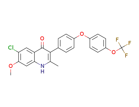 Molecular Structure of 1354745-52-0 (ELQ－300)