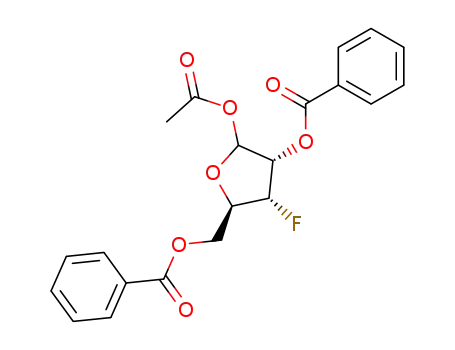 3-Deoxy-3-fluoro-D-ribofuranose 1-acetate 2,5-dibenzoate