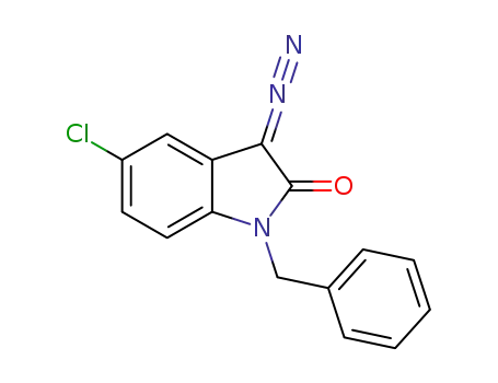 Molecular Structure of 1382468-32-7 (1-benzyl-3-diazo-5-chloro-2-oxoindole)