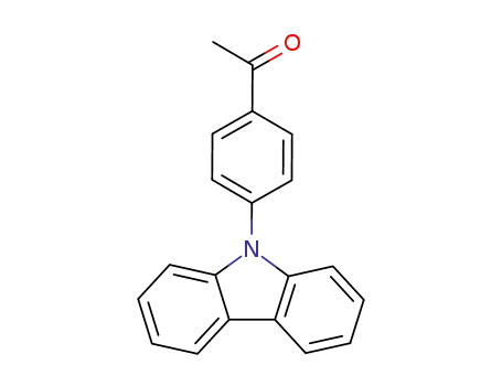 Molecular Structure of 142116-85-6 (1-(4-(9H-carbazol-9-yl)phenyl)ethanone)