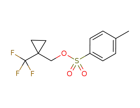 Molecular Structure of 865833-72-3 ([1-(trifluoromethyl)cyclopropyl]methyl-4-methylbenzene-1-sulfonate)
