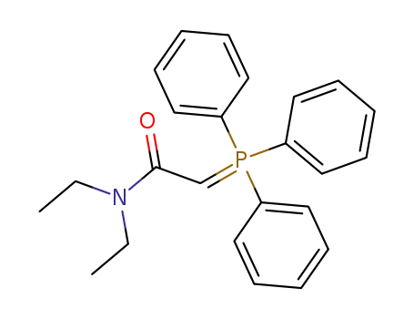 Molecular Structure of 6080-83-7 (Acetamide, N,N-diethyl-2-(triphenylphosphoranylidene)-)