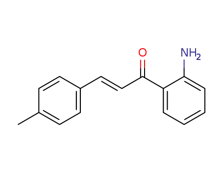 Molecular Structure of 130820-58-5 (2-Propen-1-one, 1-(2-aminophenyl)-3-(4-methylphenyl)-, (E)-)