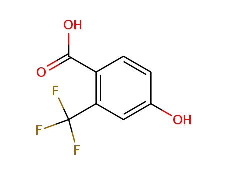 4-Hydroxy-2-Trifluoromethylbenzoic Acid cas no. 320-32-1 98%