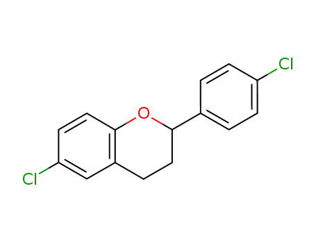 Molecular Structure of 73110-56-2 (4',6-dichloroflavan)