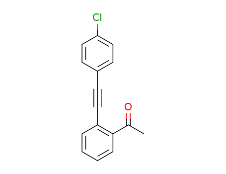 1-(2-((4-chlorophenyl)ethynyl)phenyl)ethanone
