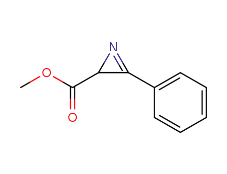Molecular Structure of 18709-45-0 (2-Phenyl-3H-azirine-3-carboxylic acid methyl ester)