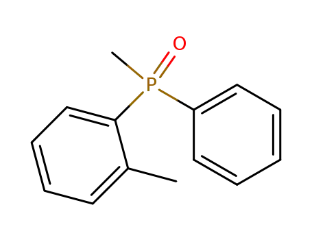 Molecular Structure of 65523-10-6 (Phosphine oxide, methyl(2-methylphenyl)phenyl-)
