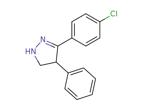 Molecular Structure of 59074-26-9 (3-(4-CHLOROPHENYL)-4-PHENYL-1H PYRAZOLE)