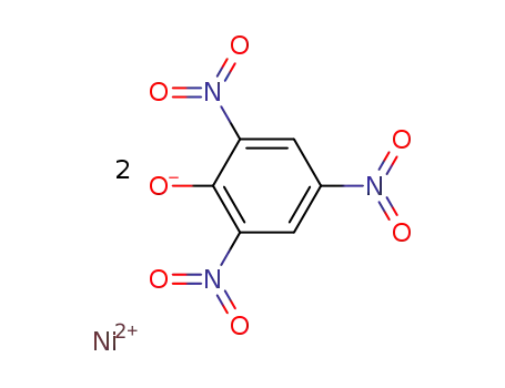 Molecular Structure of 63085-06-3 (Phenol, 2,4,6-trinitro-, nickel(2+) salt)