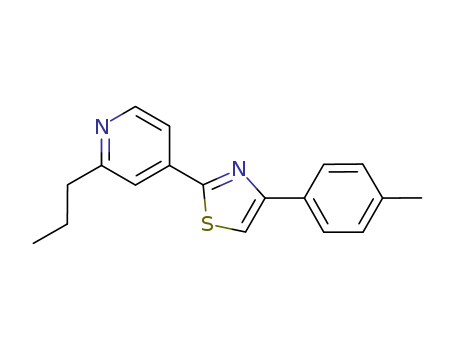 Pyridine, 4-[4-(4-methylphenyl)-2-thiazolyl]-2-propyl-
