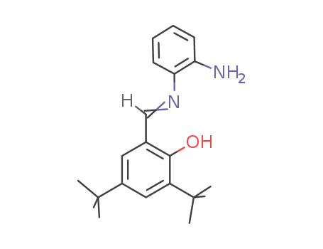 Molecular Structure of 308086-87-5 (N-(2-hydroxyl-3,5-di-tert-butylbenzaldehyde)-1-amino-2-benzeneimine)