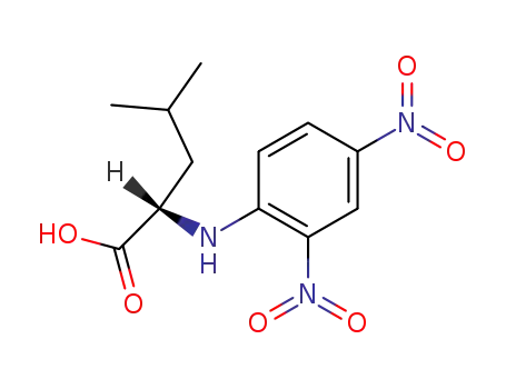 Molecular Structure of 1655-57-8 (N-(2,4-DINITROPHENYL)-L-LEUCINE)