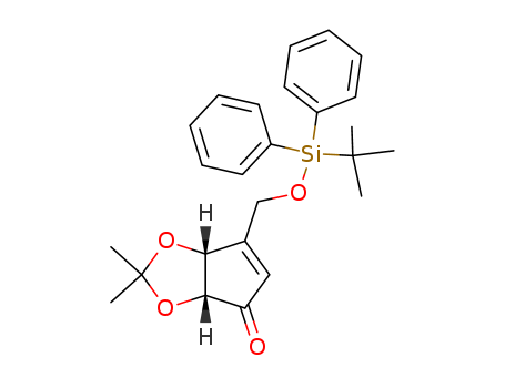 (3aR,6aR)-6-(((tert-Butyldiphenylsilyl)oxy)methyl)-2,2-dimethyl-3aH-cyclopenta[d][1,3]dioxol-4(6aH)-one
