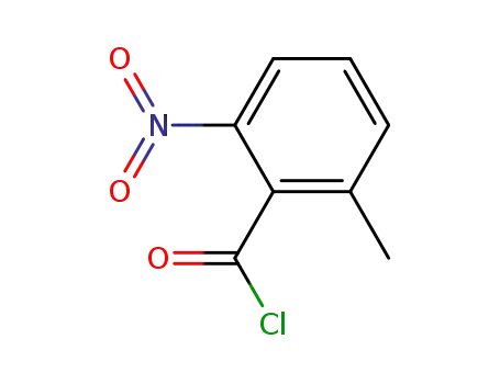 Molecular Structure of 66232-57-3 (2-methyl-6-nitrobenzoyl chloride)
