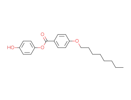 Molecular Structure of 33905-66-7 (Benzoic acid, 4-(octyloxy)-, 4-hydroxyphenyl ester)
